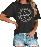 T-Shirt femme maman reconnaissante bénie belle heureuse
