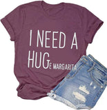 Women?s? I Need A Huge Margarita Graphic Sweatshirts Casual Loose Crew Neck Long Sleeve Top Women