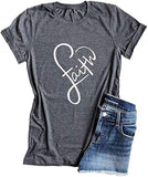 T-shirt de foi pour femmes, chemise chrétienne