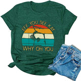 Eff You See Kay Why Oh You T-Shirt Totenkopf Yoga Shirt für Frauen