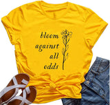 Frauen blühen trotz aller Widrigkeiten Grafik T-Shirt