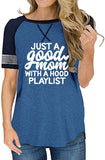 T-shirt Femme Juste une bonne maman avec une liste de lecture à capuche
