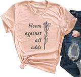 Frauen blühen trotz aller Widrigkeiten Grafik T-Shirt