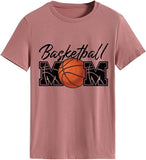 Women Basketball Mom Tshirt Tees Tops