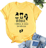 Women Hocus Pocus T-Shirt I Smell Children Shirt