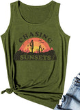 Femmes Chasing Sunsets Débardeur Sunset Chasers Chemise