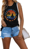 Lustiges Urlaubs-Tanktop für Frauen mit Aufschrift „It's A Good Day to Drink on A Boat“, Trinktops