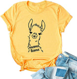 Women Mama Llama T-Shirt