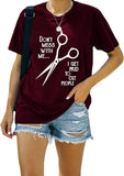 Damen T-Shirt mit V-Ausschnitt