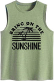 Women Bring On The Sunshine Beach Tank Tops
