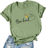 Damen Bee Kind T-Shirt Grafikshirt