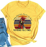 T-Shirt mit Aufschrift „I May Look Calm But In My Head“ für Damen