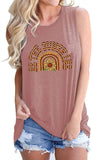 Damen Tank Top „Be The Sunshine“ mit Sonnenblumen-Print
