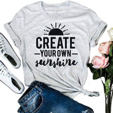 Damen Gestalte Dein Eigenes Sunshine T-Shirt