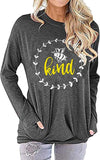 Women Bee Kind T-Shirt Graphic Shirt
