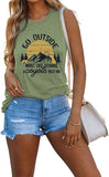 Chemise de Camping pour femmes, allez dehors, dans le pire des cas, un coyote vous tue