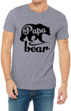 Papa Bear Mama Bear T-Shirts Matching Shirt for Mom & Dad