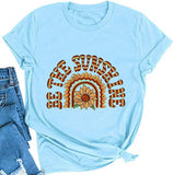 Women Be The Sunshine T-Shirt Sunflower Shirt