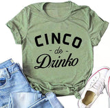 Women Cinco De Drinko T-Shirt Cinco De Mayo Shirt