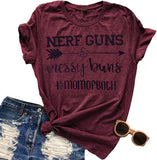 Women Messy Buns Mom of Both T-Shirt