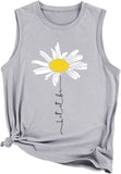 Let It Be Daisy Tank Damen Daisy Vintage Grafik Shirt