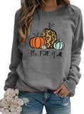 Women Long Sleeve It's Fall Y'all Sweater Pumpkin Sweatshirt