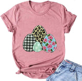 Women Happy Easter T-Shirt Cute Easter Shirt