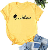 T-Shirt mit Grafik für Damen, inspirierendes Shirt