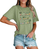 Frauen Pflanze Mama Geschenk T-Shirt Blume Mädchen Tees