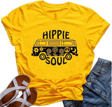 T-shirt Hippie Soul pour femme T-shirt graphique
