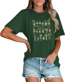 Frauen Pflanze Mama Geschenk T-Shirt Blume Mädchen Tees