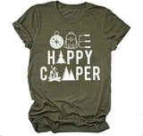 Women Graphic Shirt Camping Shirt