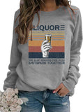 Damen Langarm-Sweatshirt mit Aufschrift „The Glue Holding This 2020 Shitshow Together“
