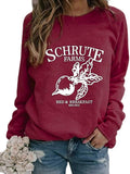 Women Long Sleeve Schrute Farms Sweatshirt