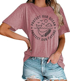Women Protect Our Oceans Protect Our Future T-Shirt