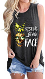 Damen Tank Top mit Ananas-Print