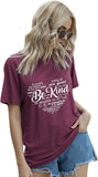 Frauen seien Sie freundlich Sprachen T-Shirt Freundlichkeit Shirt