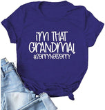 Women I'm That Grandma Shirt Gift for Grandma T-Shirt