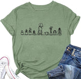 Hunde und Pflanzen Tees Frauen Pflanzen Liebhaber Shirt Hund Liebhaber T-Shirt