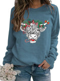 Damen Süßes Kuh Sweatshirt Kuhliebhaber Shirt