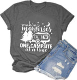 Making Memories One Campsite at A Time T-Shirt Camping Shirt
