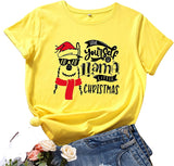 Women Have Yourself A Llama Little Christmas T-Shirt Cute Christmas Shirt