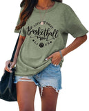 Basketball-Fan-Mama T-Shirt Frauen Leben, Dass Basketball Mom Leben T-Shirts Tops