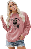 Women Dead Inside But Caffeinated Sweatshirt Coffee Skeleton Shirt