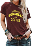 Sunshine and Coffee Tees Shirt