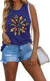Damen Tank Top mit Blumen-Print