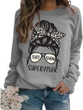Women Funny Mom Sweatshirt Shirt