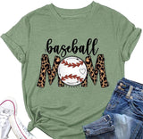 Baseball Mom T-Shirt Baseball Mom Shirt für Frauen Neuheit Shirt