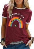 Always Bee Kind Shirt Women Inspirational Rainbow Short Sleeve T-Shirt