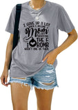 Femmes drôle nouvelle maman chemise f-bomb maman t-shirts